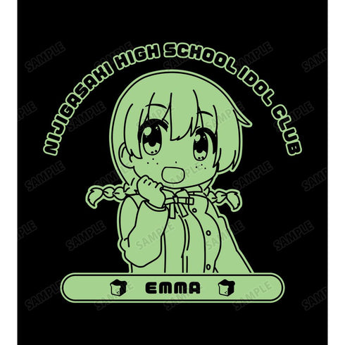 『にじよん あにめーしょん』エマ・ヴェルデ カレッジTシャツメンズ【202505再販】